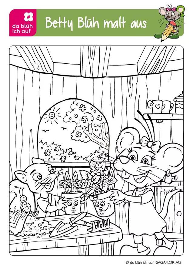 Betty Blüh Ausmalbild 2 25