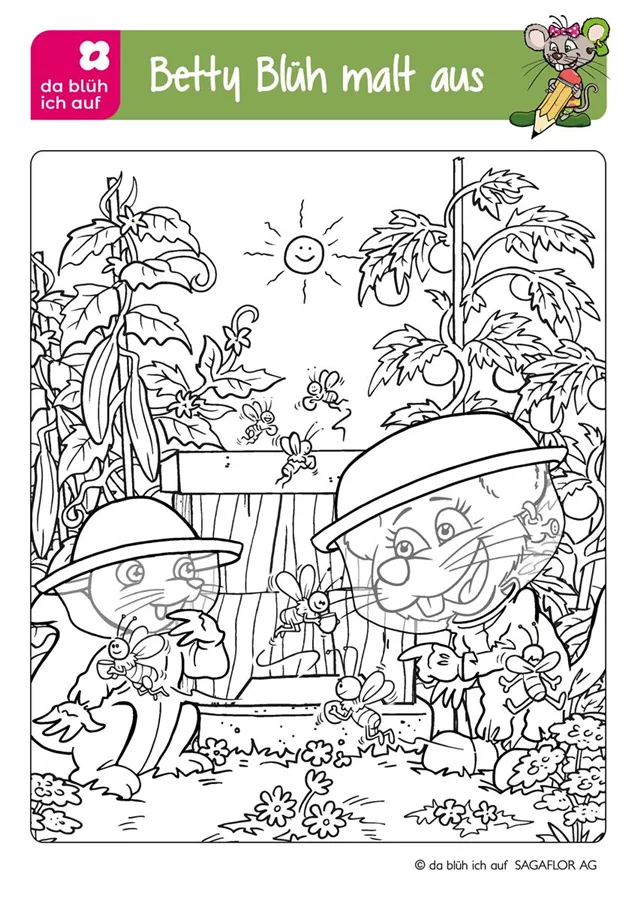 Betty Blüh Ausmalbild 3 25