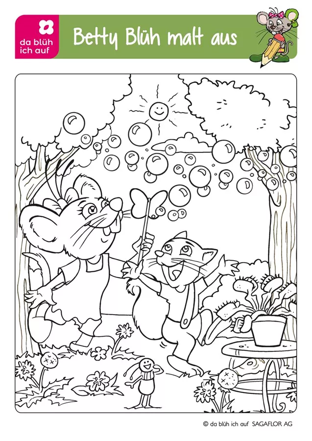 Betty Blüh Ausmalbild 4 25